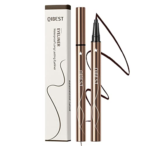 Waterproof Liquid Eyeliner Pen Black or Brown Felt Tip Long Lasting Makeup