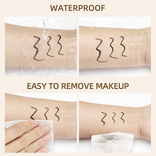 Waterproof Liquid Eyeliner Pen Black or Brown Felt Tip Long Lasting Makeup - Image 5