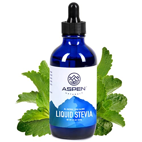 Natural Liquid Stevia Drops 4 fl oz Sugar-Free Sweetener No Aftertaste Zero Calories