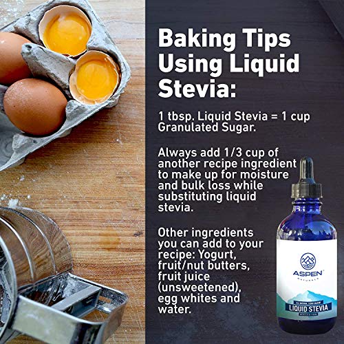 Natural Liquid Stevia Drops 4 fl oz Sugar-Free Sweetener No Aftertaste Zero Calories - Image 5