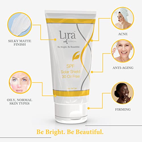 Lira Clinical SPF 30 Oil-Free Solar Shield Sunscreen 3.4 oz Lotion - Image 4