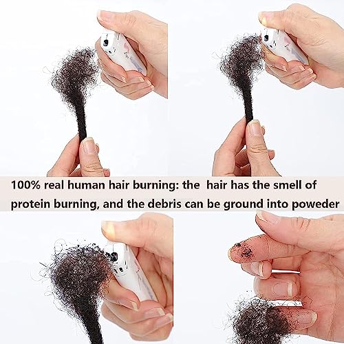 Loc Extensions Human Hair For Men/Women 8 Inch 0.6cm 100 strands Width 100% Full Handmade Permanent Dreadlock Extensions Human Hair An Be Dyed Bleached Curled (100% Human Hair,Natural Black) - Image 6