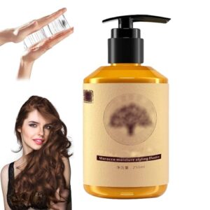 Long-Lasting Styling Moroccan Volume Moisturizing Elasticity, Curl Defining Cream, Curling Cream, Curl Care Elastic Cream for Curly Hair (1PCS)