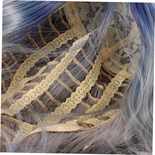 Long Wavy Curly Bangs Synthetic Wig for Cosplay and Role Play Outfits - Image 5
