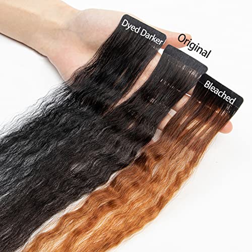 Remy Human Hair Loose Wave Tape In Extensions 16 Inch 50g 20 Piece Set - Image 7