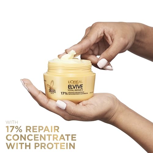 L'Oreal Paris Elvive Total Repair 5 Damage-Erasing Balm with Almond and Protein, 8.5 Ounce - Image 3