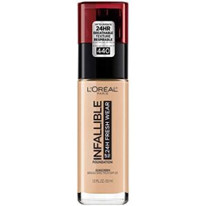 L'Oreal Paris Infallible Fresh Wear Lightweight Foundation Natural Rose 1 Fl Oz