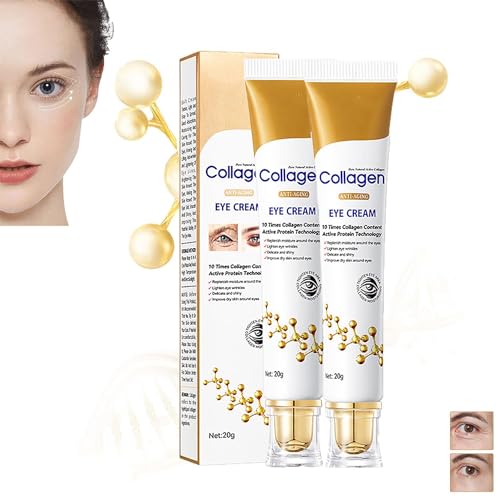 LuminEyez Collagen Anti-Wrinkle Eye Cream, Collagen Anti-Aging Eye Cream, Smooth Wrinkles,Fine Lines and Moisturizing (2 Pcs)