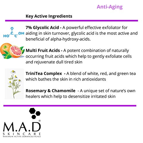 M.A.D Skincare Anti-Aging Glycolic Toner w/Multi Fruit Acids - Image 4