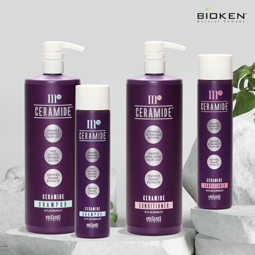 M72 Ceramide Shampoo and Conditioner Set 10 oz for Moisturizing and Strengthening Hair - Image 7