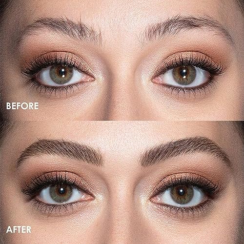 MAEPEOR 2PCS Ultra-Fine Eyeliner 5 Colors 2-in-1 Multifunctional Liquid Eyeliner Eyebrow Pencil Longlasting Waterproof Smudge-proof Quick Drying Eye Makeup Pen (2PCS, 03 Light Brown) - Image 4