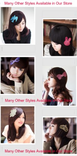 Magic Hair Makeup Sticker Patch Hair Accessories for Girls & Ladies Butterfly Design Randomly Assorted Color 4 X 2.25" (Set of 2) - Image 2