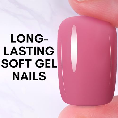 Makartt Press On Nails Kit, Glue on Nails Acrylic Nail Tips Fake Nails 12 Sizes 24 Pcs Coffin False Nails with Nail Glue Stick Adhesive Tabs Mini File Manicure for Nail Art Home Salon(Rose Red) - Image 3