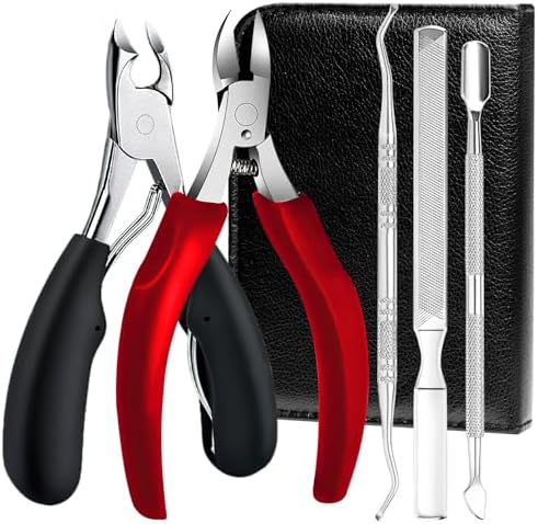 Makartt Toenail Clippers, Professional Toe Nail Clippers for Thick Toenails, 5 in 1 Super Sharp Nail Clippers Set Stainless Steel Ingrown Toenail Removal kit for Men, Women, Seniors - Image 9