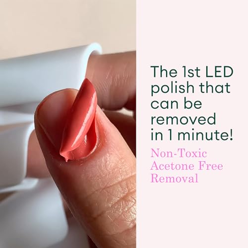 Manucurist Green Flash LED Gel Nail Polish - Nude - 12-Free, Bio-Sourced (84%) Nail Polish - Made in France - 0.5 fl oz - Image 3