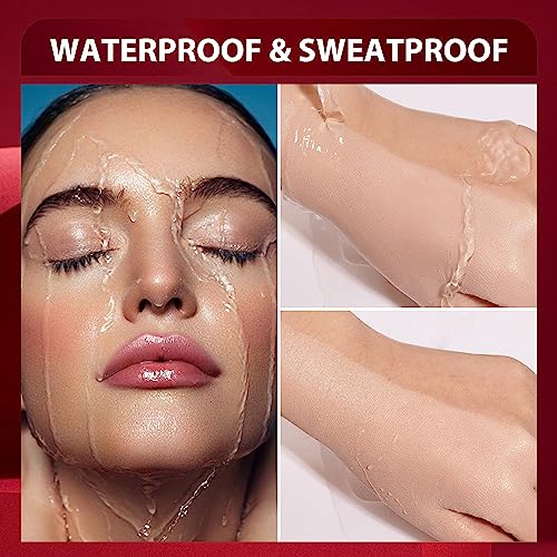 Matte Waterproof Foundation Toffee Sheer - 30ml Oil Control Formula - Image 3