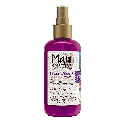 Maui Moisture Flexible Hold + Coconut Milk Curl Foam Mousse, for Curly Hair Styling, No Drying Alcohols, Parabens & Frizz-Free + Shea Butter Leave-in Conditioning Mist, Curly Hair Styling - Image 5