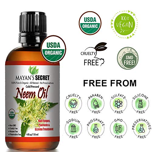 Mayan?s Secret Organic Neem Oil ? Pure, Cold Pressed - Image 3