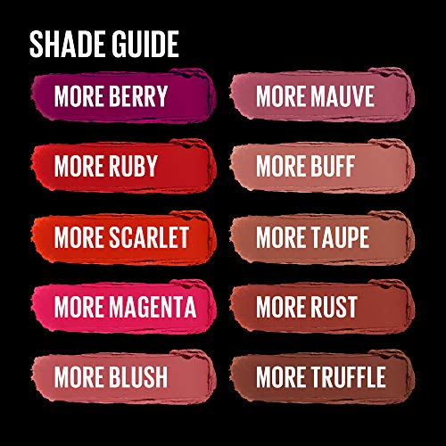 Maybelline Color Sensational Ultimatte Matte Lipstick, Non-Drying, Intense Color Pigment, More Buff, Pink Beige, 1 Count - Image 7