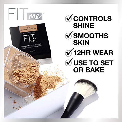 Maybelline Fit Me Matte + Poreless Pressed Face Powder Makeup & Setting Powder, Classic Ivory, 1 Count & Fit Me Loose Setting Powder, Face Powder Makeup & Finishing Powder, Fair Light, 1 Count - Image 7