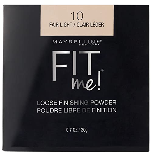 Maybelline Fit Me Matte + Poreless Pressed Face Powder Makeup & Setting Powder, Classic Ivory, 1 Count & Fit Me Loose Setting Powder, Face Powder Makeup & Finishing Powder, Fair Light, 1 Count - Image 5