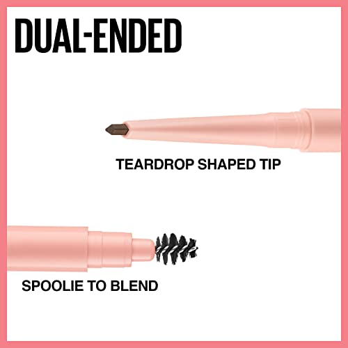 Maybelline Total Temptation Eyebrow Pencil Soft Brown with Waterproof Concealer 120 - Image 4