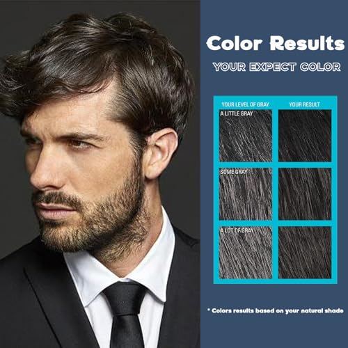 Men's Black Beard Dye 200ml Instant No-Mix Color for Beard and Mustache - Image 6