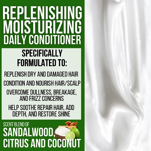 Mens Conditioner & Conditioner for Men: Smooth and Shine, Natural Hair Moisturizer, Repairs and Nourishes, Soothes Scalp, Adds Depth and Hair Repair - Image 2