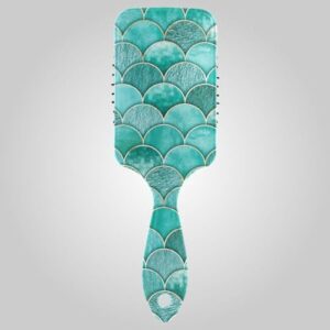 Mermaid Fish Scale Wave 3d Hair Brush, Anti Static Hair Brush, Hairbrush Women