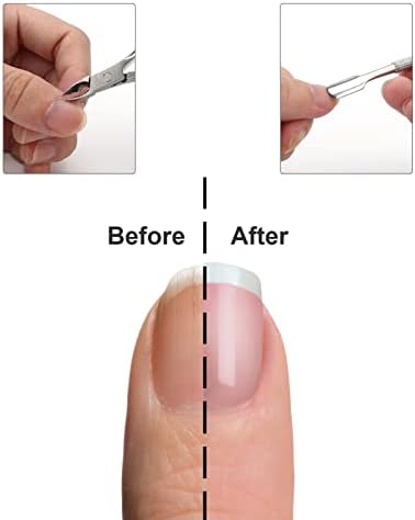 Metal Nail Cuticle Trimmer with Cuticle Pusher and Cutter, 2 Pcs Professional Cuticle Remover Tool Kit, Cuticle Cutter Set, Cuticle Nippers, Cuticle Clippers for Women, Manicure Pedicure Tool YLYL - Image 7