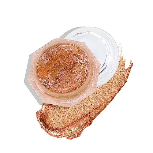 Metallics Eyeshadow Cream Eye Shadow with High Pigmented, Glitter & Glow Makeup Liquid for Face luminizers
