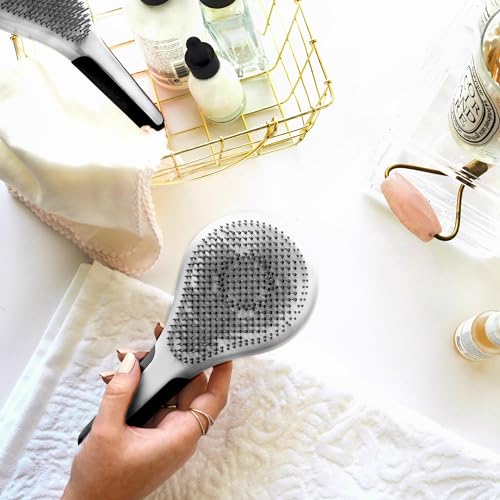 Michel Mercier Pro Fine Hair Detangling Brush 428 Bristles Wet Dry Use - Image 6