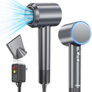 Mifen 360 Rotating Nozzle Professional Hair Dryer with Adjustable Heat Settings
