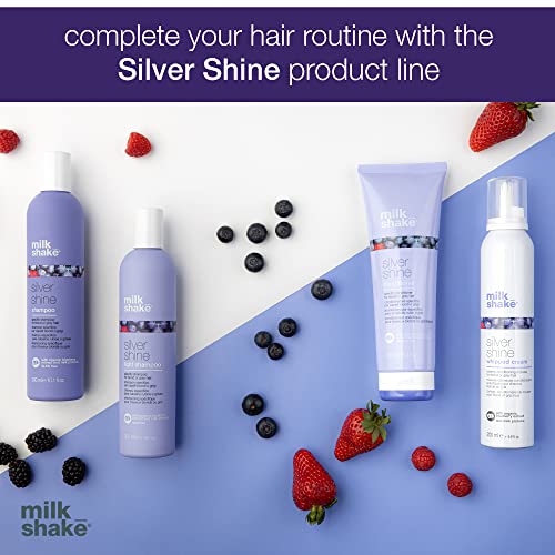 milk_shake Silver Shine Purple Shampoo 10.1 Fl Oz + Silver Shine Purple Conditioner 8.4 Fl Oz - Blonde Shampoo and Conditioner for Brassy Hair - Image 8