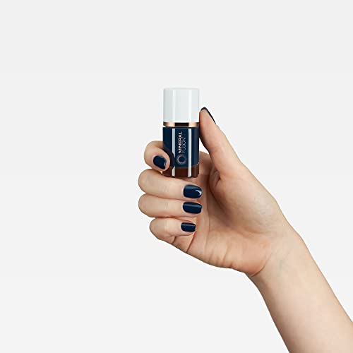 Mineral Fusion Nail Polish, Dark Blue, Deep Dive Deep Dive 0.33 Fl Oz (Pack of 1) - Image 4