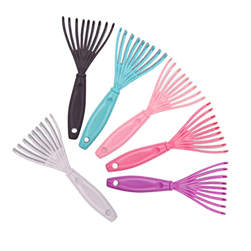 Mini Comb 8pcs Paw Cleaner Hair Comb Cleaning Brush Comb Cleaner Brush Hair Brush Hair Brush Cleaner Cleaning Tools Hair Teasing Comb Mini Hair Brush Comb Hair Dryer Curls