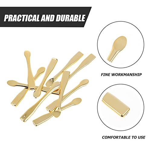 Mini Facial Spatula, Plastic Eye Cream Spoons Facial Mask Scoop Small Beauty Spoons for Makeup (10pcs) - Image 4