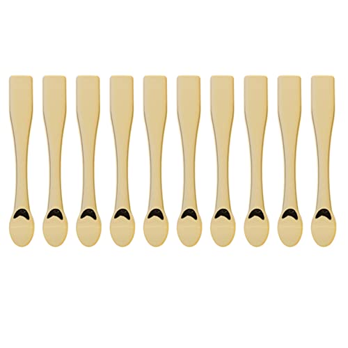 Mini Facial Spatula, Plastic Eye Cream Spoons Facial Mask Scoop Small Beauty Spoons for Makeup (10pcs)