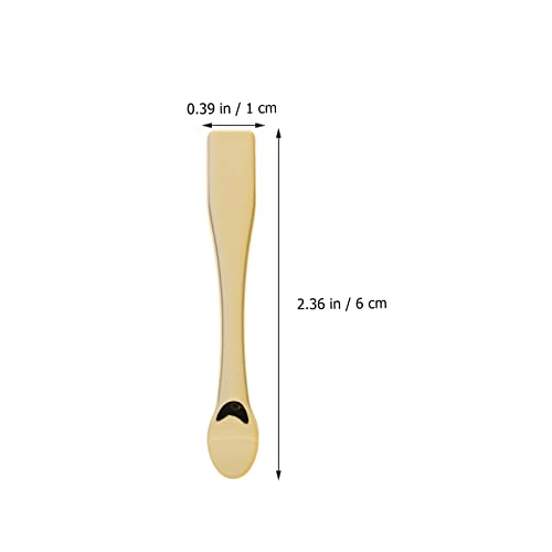 Mini Facial Spatula, Plastic Eye Cream Spoons Facial Mask Scoop Small Beauty Spoons for Makeup (10pcs) - Image 2