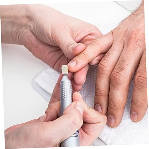 Mipcase 16 Pcs Nail Polish Grinding Head Nail Bit Rotary Drill Wheel Polisher Polishing Wheel Remove Gel Nails Gel Polish Remover Drill Bit Nail Kits Round Group Felt Hard to Rotate - Image 3