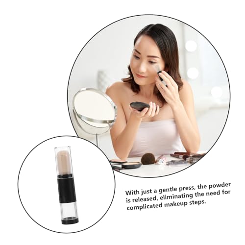 Mipcase Makeup Brush Bottle Brush Foundation Brush Make up Brush Small Powder Brush Blush for Makeup Refillable Powder Brush Makeup Powder Brush Nylon Travel Loose Powder Portable - Image 9