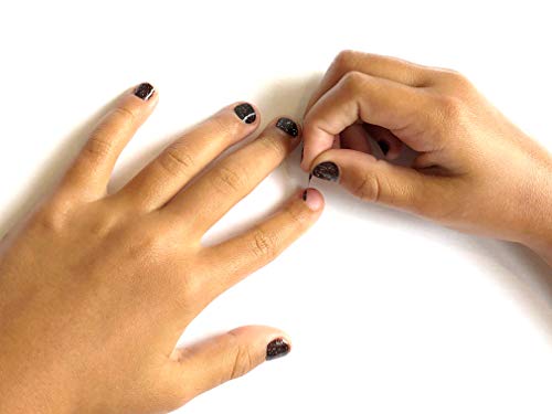 MISS NELLA SURPRISE PARTY – Safe Special Glitter Black Nail Polish for Kids, Non-Toxic & Odor Free Formula for Children and Toddlers, Natural Water Based for Easy Peel Off - Image 3