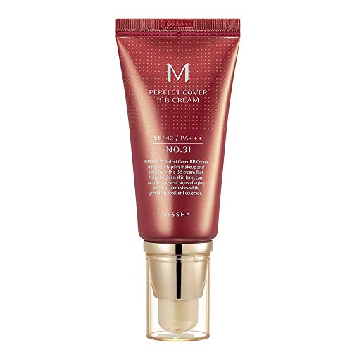 MISSHA M Perfect BB Cream Golden Beige SPF 42 1.69oz for Flawless Skin