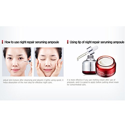 MIZON Skin Recovery Night Repair 30ml Serum Ampoule for Antioxidant and Anti-aging - Image 3