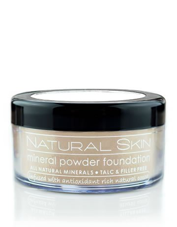 MODE Natural Skin Foundation, Loose Mineral Powder, 0.42 oz (Shade 214 Light Warm) Breathable Full Coverage, Cruelty Free and Vegan Makeup, Flawless Complexion, Chocolate Skincare, USA Made