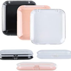 mollensiuer 12Pcs Plastic Press on Nail Storage Box Nails Display Storage Container Transparent Nail Packaging Boxes Organizer Case Press On Nail Packaging Box for Salon Home Nail Storage Supplies