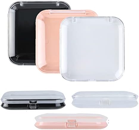 mollensiuer 12Pcs Plastic Press on Nail Storage Box Nails Display Storage Container Transparent Nail Packaging Boxes Organizer Case Press On Nail Packaging Box for Salon Home Nail Storage Supplies