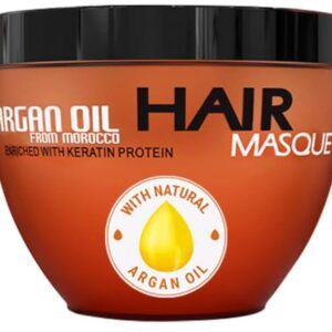 Moroccan Argan Oil Hair Mask - Sulfate Free, Anti Frizz Hydrating Care for Women and Men - Deep Moisturizing Conditioner Treatment for Color Treated, Curly, Damaged, Frizzy and Dry Hair