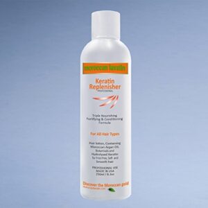 Moroccan Keratin 8oz Leave-In Conditioner for Silky Smooth, Nourished Hair