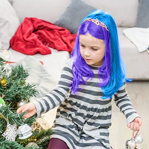 MSDADA Washable Blue Purple Hair Chalk Comb for Kids Temporary Hair Color Dye - Image 7